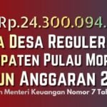 dana desa pulmor 2026