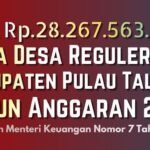 dana desa pultab 2026